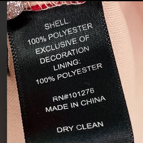 Red Floral Crochet Dress (JUNIOR SIZE) - Picture 15 of 15